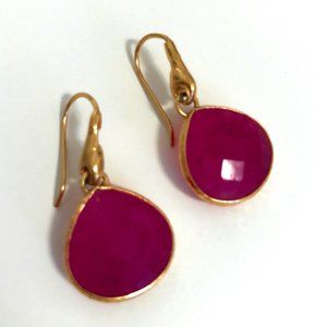Stella & Dot ✨ Raspberry Serenity Stone drop earring